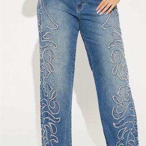 Embroidered Women Jeans